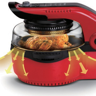 Nồi Chiên Không Khí Đa Năng Tiross TS903 - 11L (Đỏ Đen) - Hàng chính hãng